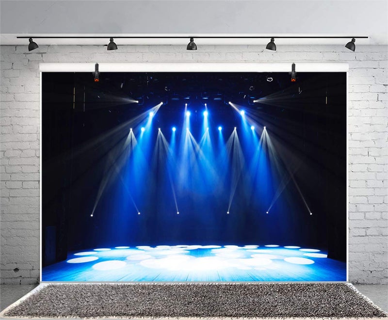 Yeele 10x8ft Free Stage Concert Backdrop Night Show Entertainment Discos Party Club Spotlight Lights Background for Photography Adult Portrait Photo Booth Video Shooting Vinyl Studio Props - Image 3